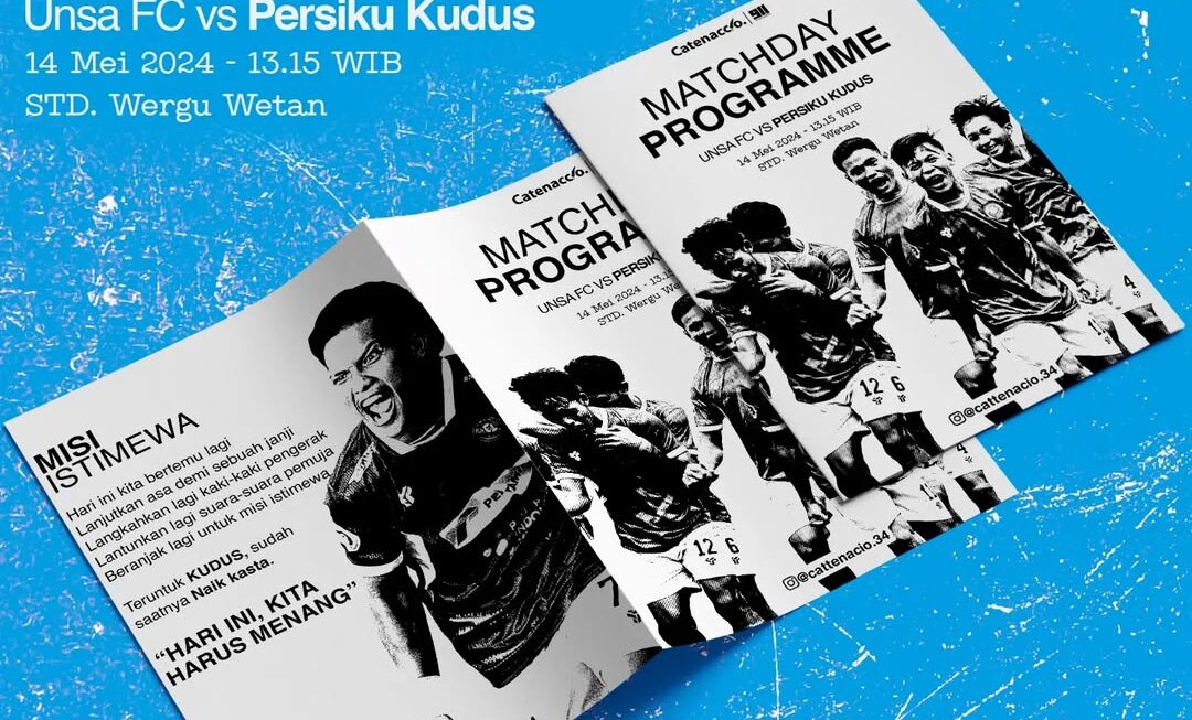 Matchday Programme #4 - Unsa FC vs Persiku