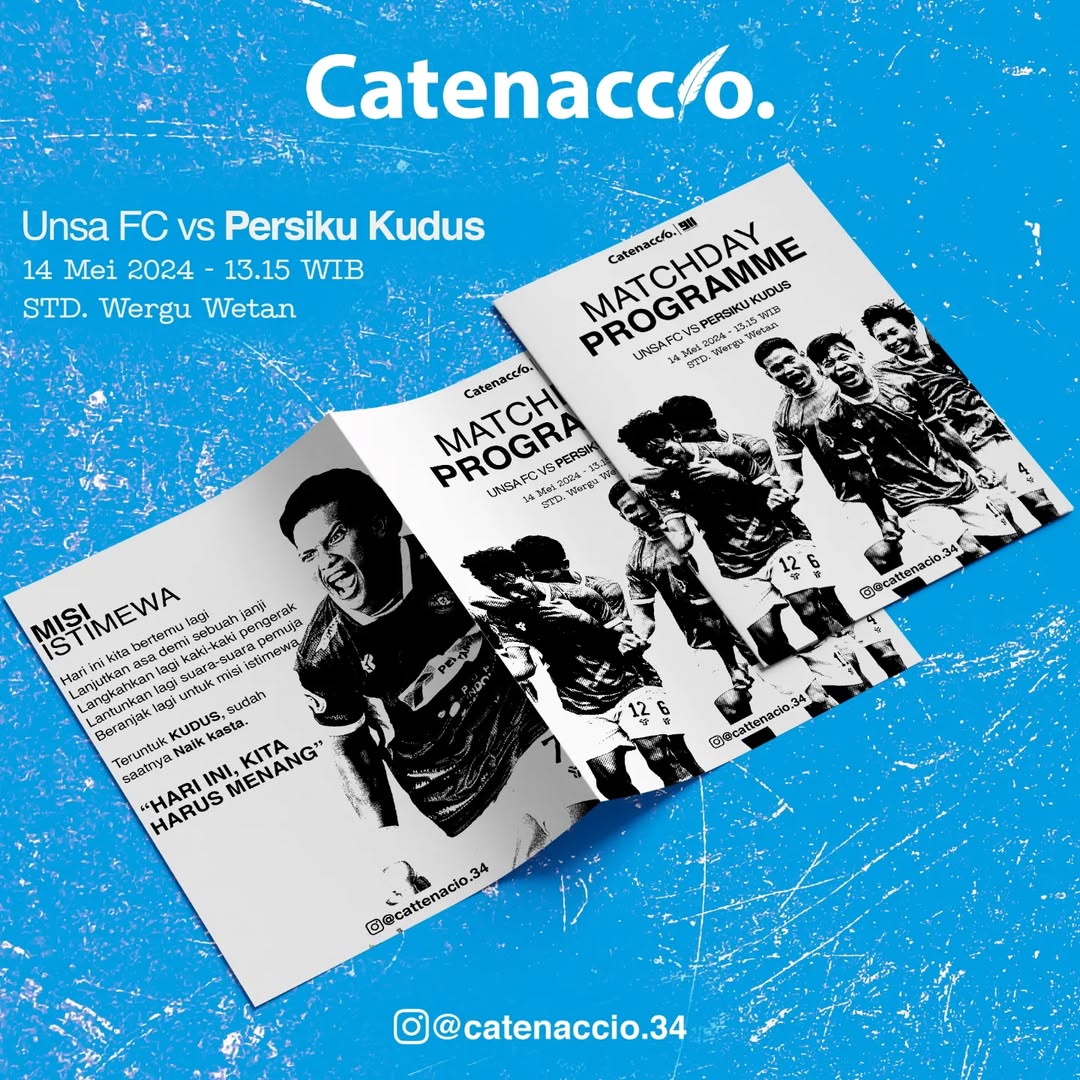 Matchday Programme #4 - Unsa FC vs Persiku