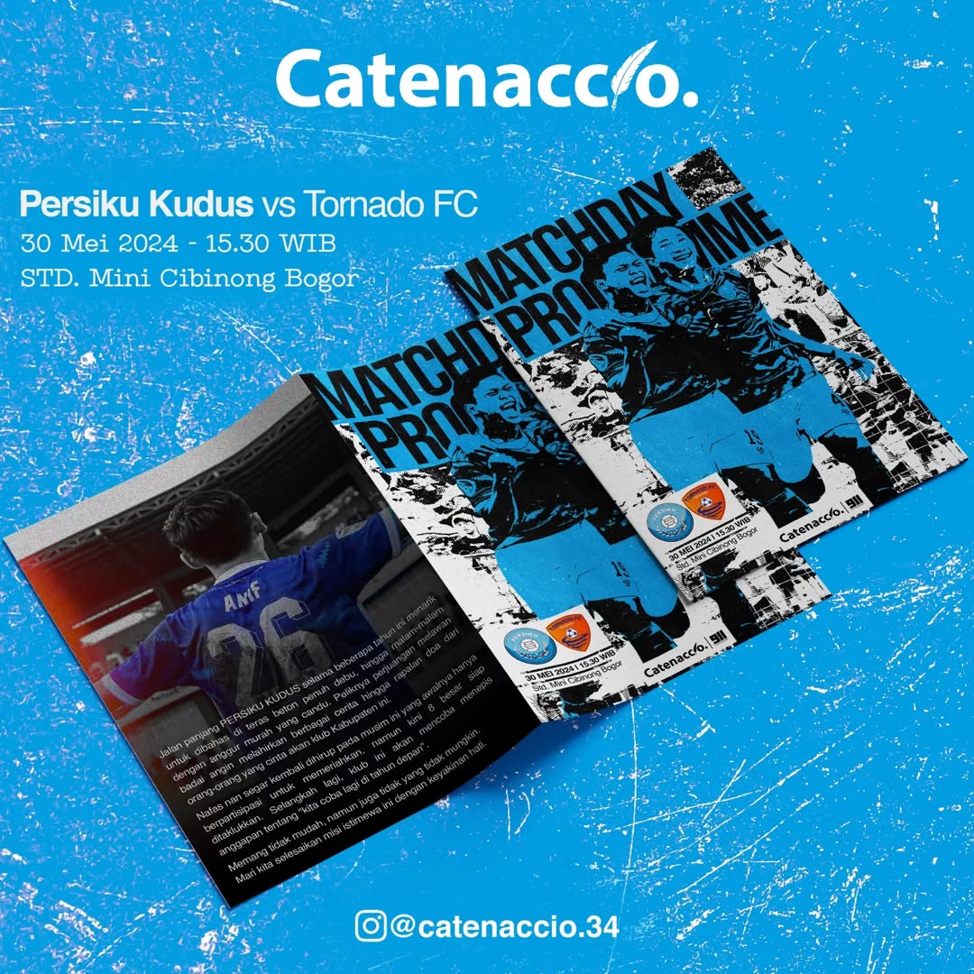Matchday Programme #8 - Persiku vs Tornado FC